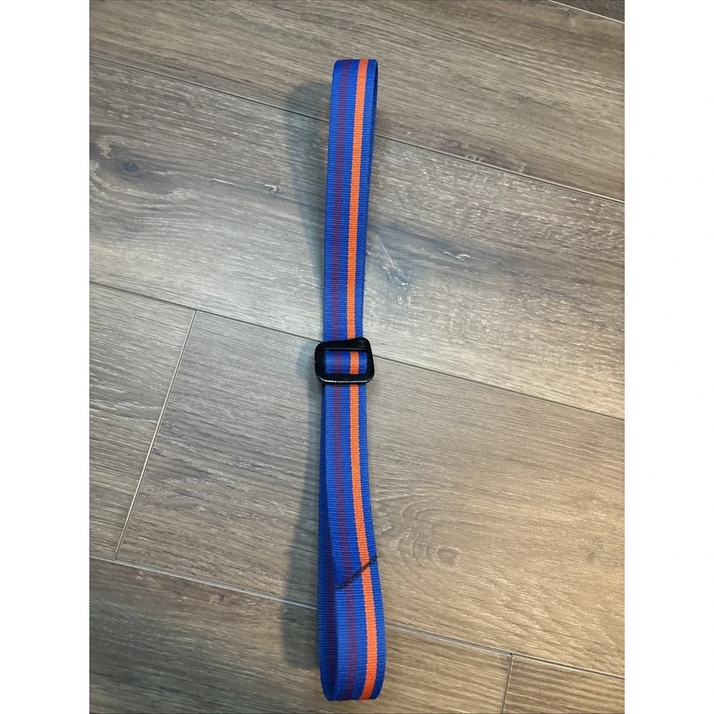 Rare Patagonia Friction Belt Blue Orange Striped Webbing  Utility 32